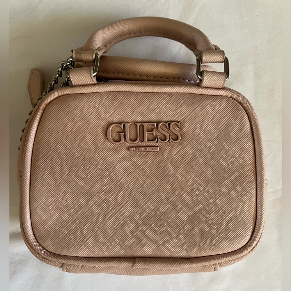 Hostess Pick 🔥 Guess Pink Mauve Mini Handbag Crossbody - Picture 11 of 15